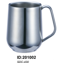 Taza de doble pared de acero inoxidable 18/8